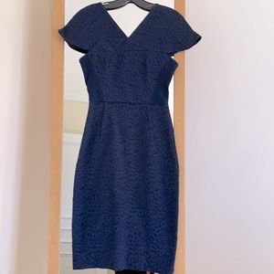 Preowned Roland Mouret Navy pencil dress size 2